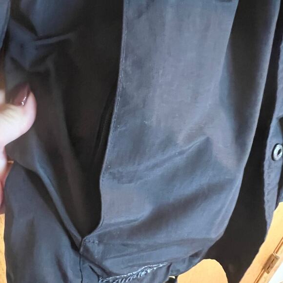 Eddie Bauer coat, women's size XS, black drawstring waist. - Picture 8 of 10